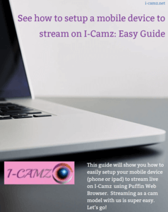 See how to setup a mobile device to stream on I-Camz: Easy Guide
